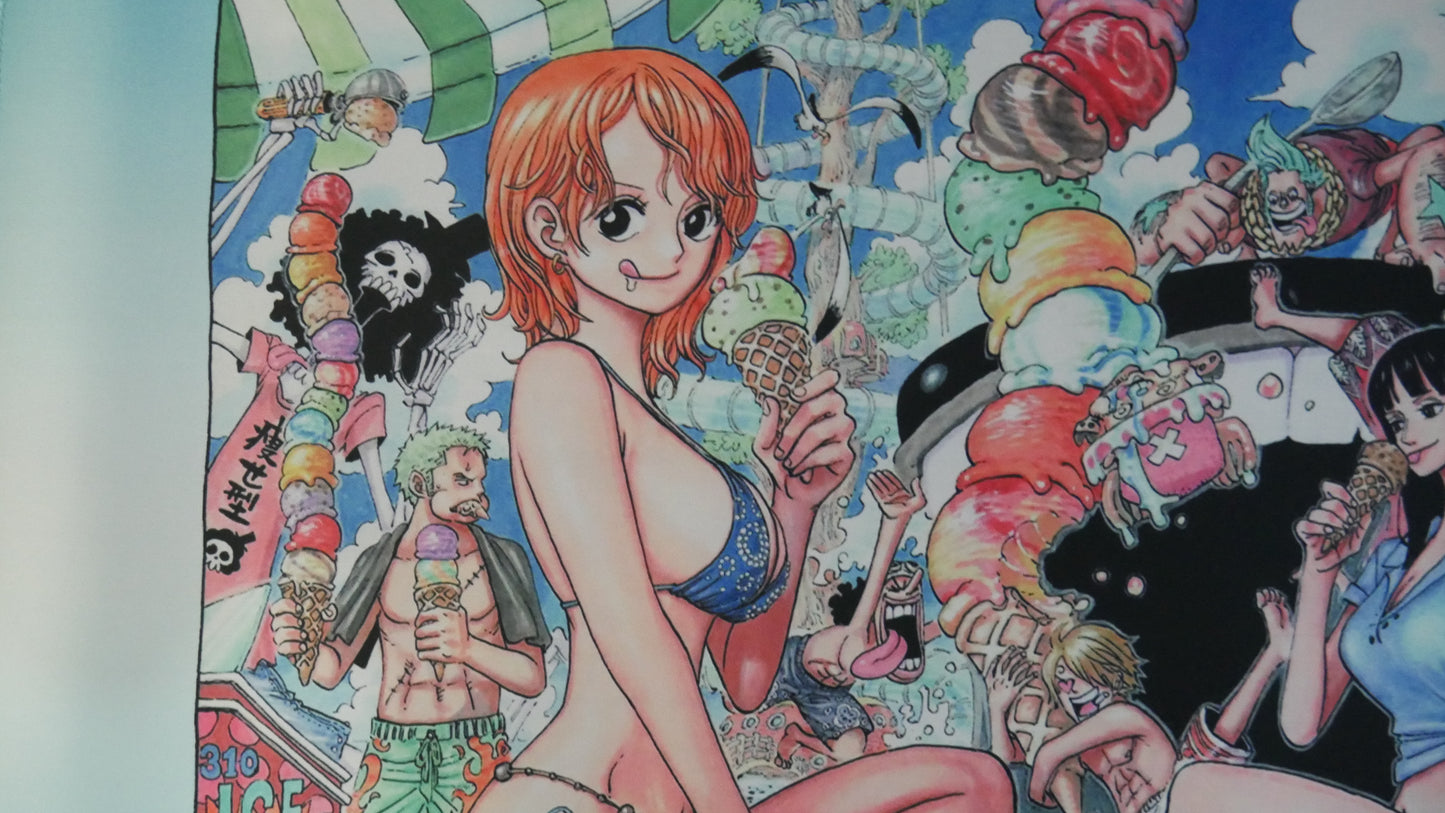 Straw Hats Color Spread Nami Robin Usopp Sanji Luffy Zoro Franky